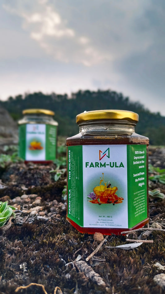 Farmula Raw Forest Pure Honey – 100% Natural | Unprocessed & Unfiltered